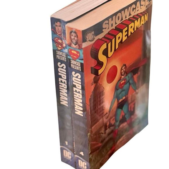 Set of 2 DC Comics Showcase Superman Vol 1 & Vol 4 | 500+ Pages Each - Picture 2 of 4